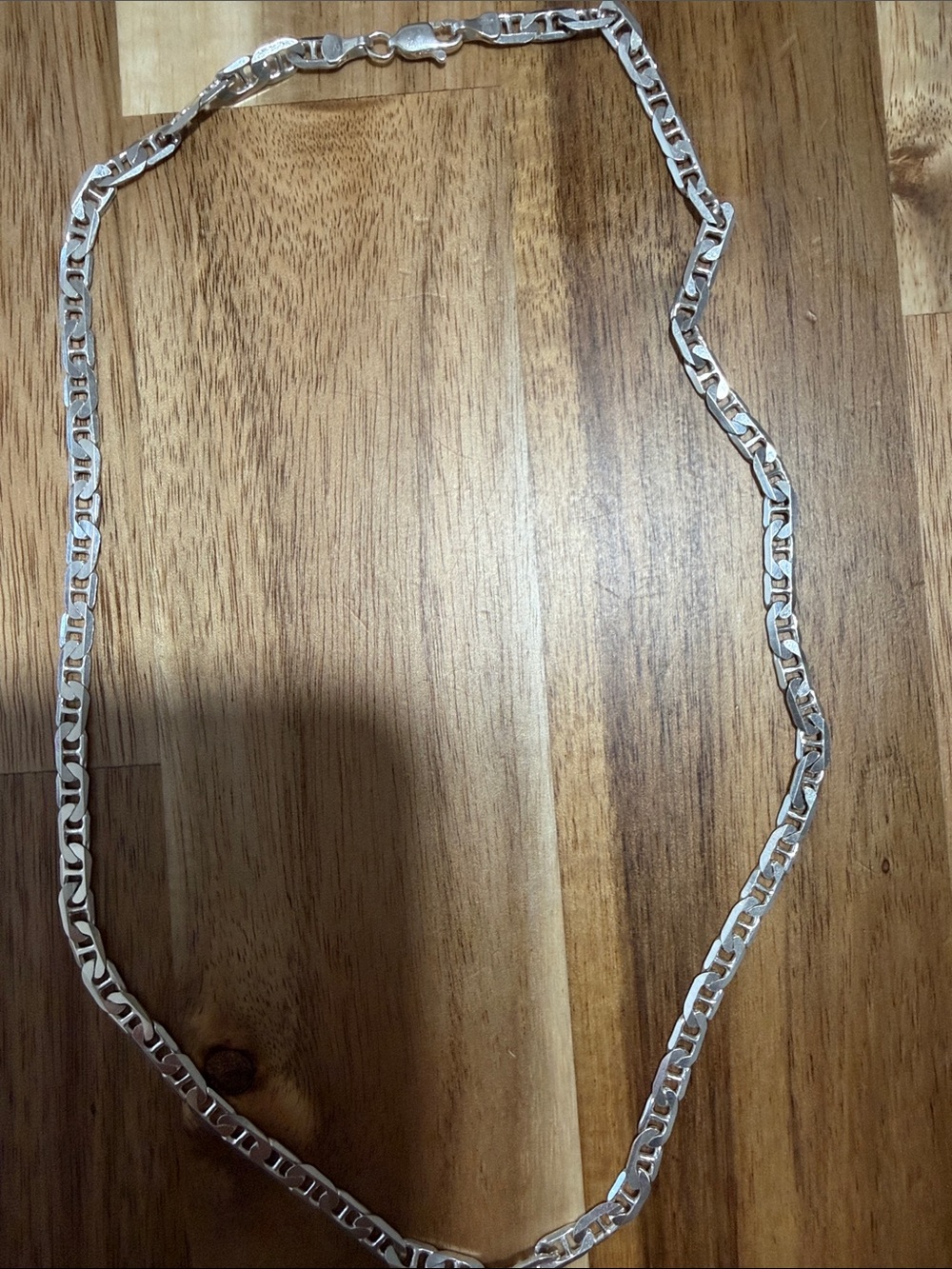 Sterling Silver Chain Necklace - Silver